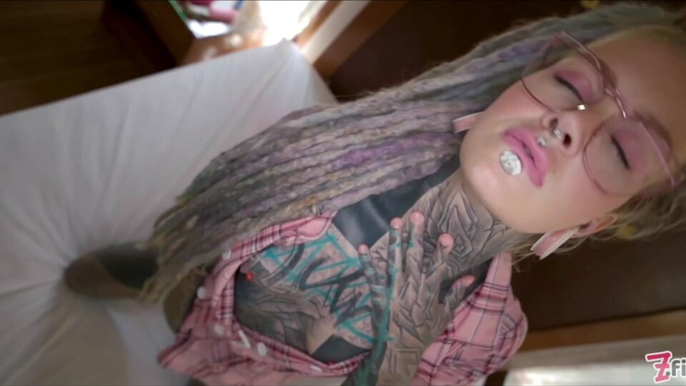 Inked Anuskatzz and Lily Lu are enjoying hardcore anal penetration