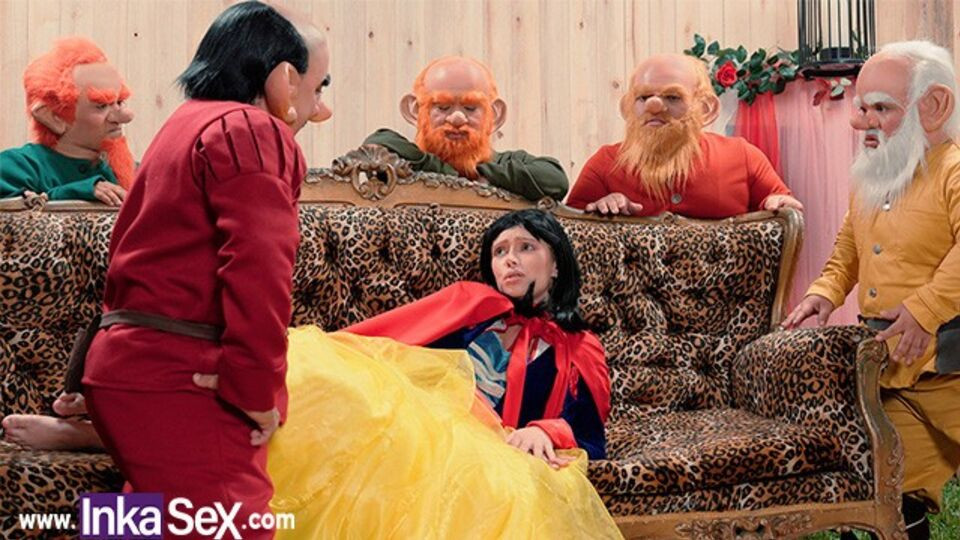 Big cock video with tempting Snow White from Inka Sex