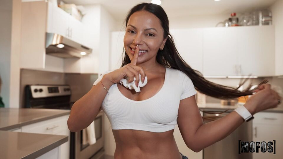 Hard fuck in the missionary pose with a silicone doll Brandy Salazar