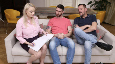 Hardcore double penetration with hot Sandra Sweet and Yanick Shaft