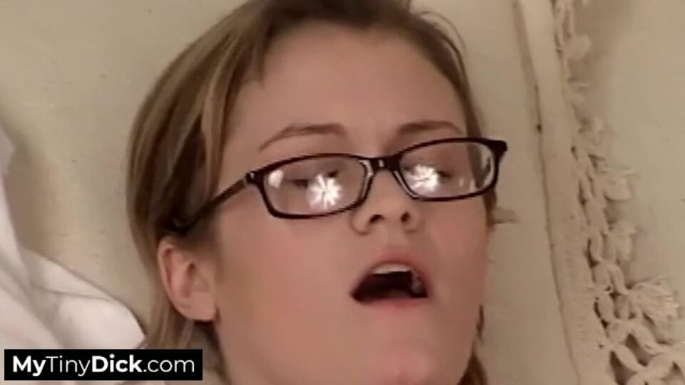 Lady's girl sucks tiny dick scene by My Tiny Dick
