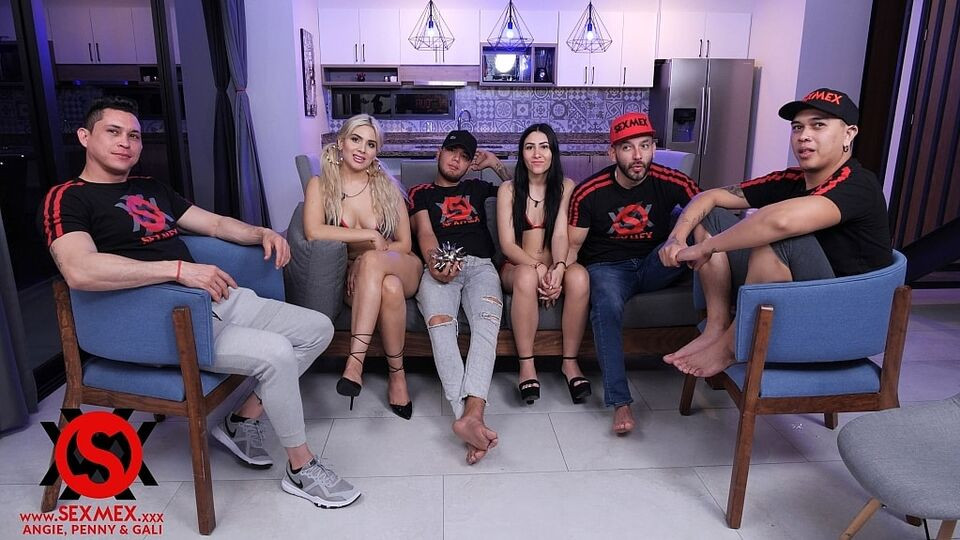 Bitchy brunette Galidiva rammed by multiple massive sausages