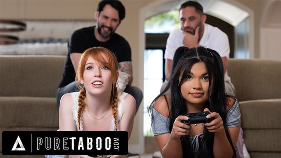 Sloppy deepthroat smut with energetic Tommy Pistol and Damon Dice from Pure Taboo