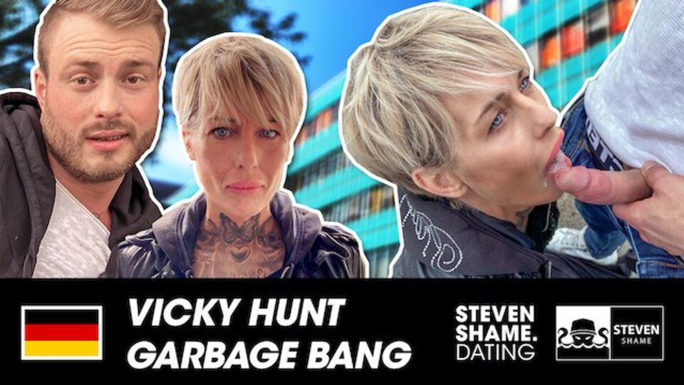 Steven Shame featuring Vicky Hundt and Vicky's outside smut