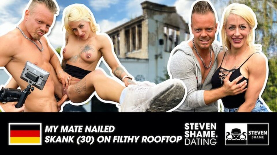 Deutschland scene with shaggy Harleen Van Hynten and Steven from Steven Shame