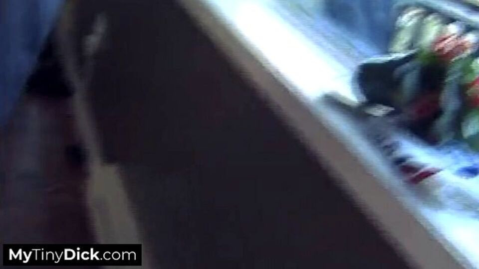 Enticing inamorata's small cock scene