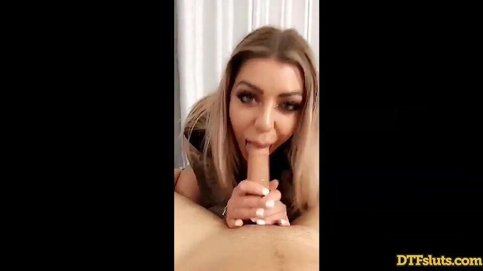 Blondie sweetheart Karma RX likes blowing this massive wiener