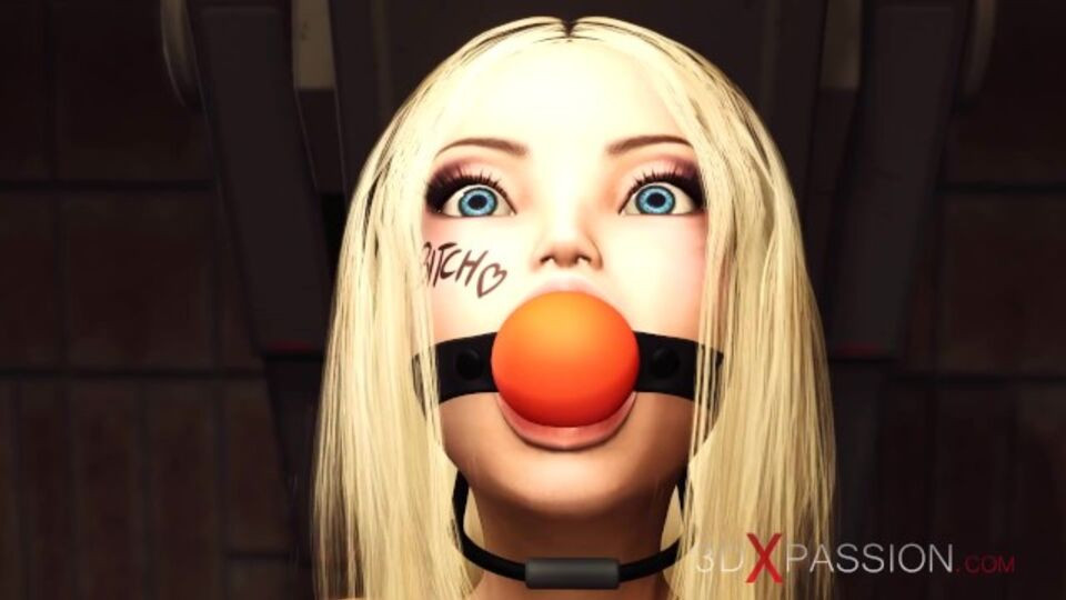 Striking sweetie - ball gagged trailer - 3DXPassion