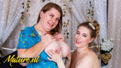 Darcy and Rosa's big natural tits clip