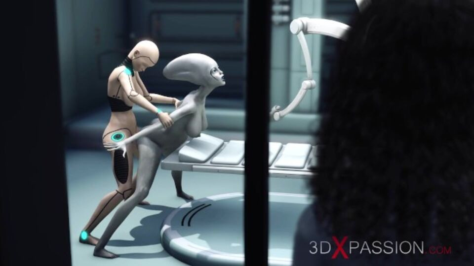 Alien sex clip with stunning doxie from 3DXPassion