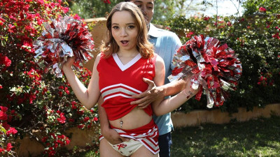 Hard fuck in the bedroom with a bitchy cheerleader Selina Imai