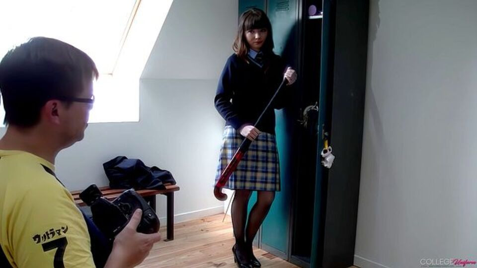 College Uniform featuring girlie's hd scene