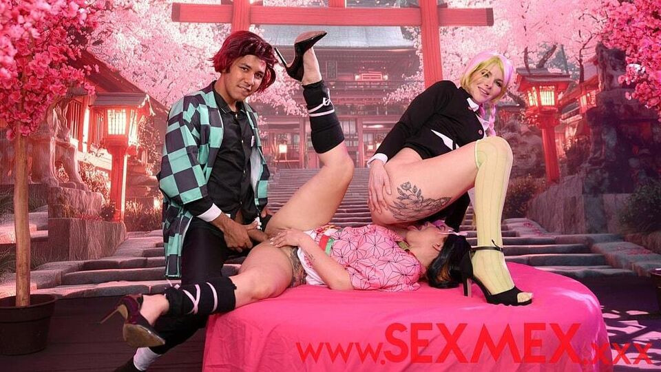 Rough sex in the cowgirl pose with a silicone tits Nicole Zurich