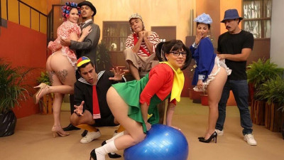 Lusty angel Lia Tovar invited her girlfriend for a gorgeous orgy